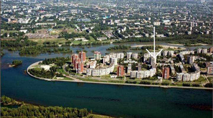 Apartment На Стрелке С Красивым Видом На Иртыш Ust-Kamenogorsk ภายนอก รูปภาพ